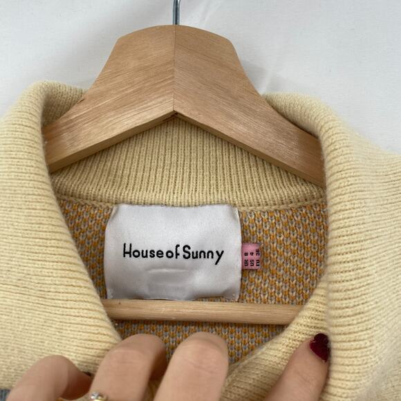 House of sunny colorful jacquard cardigan - Picture 3 of 6